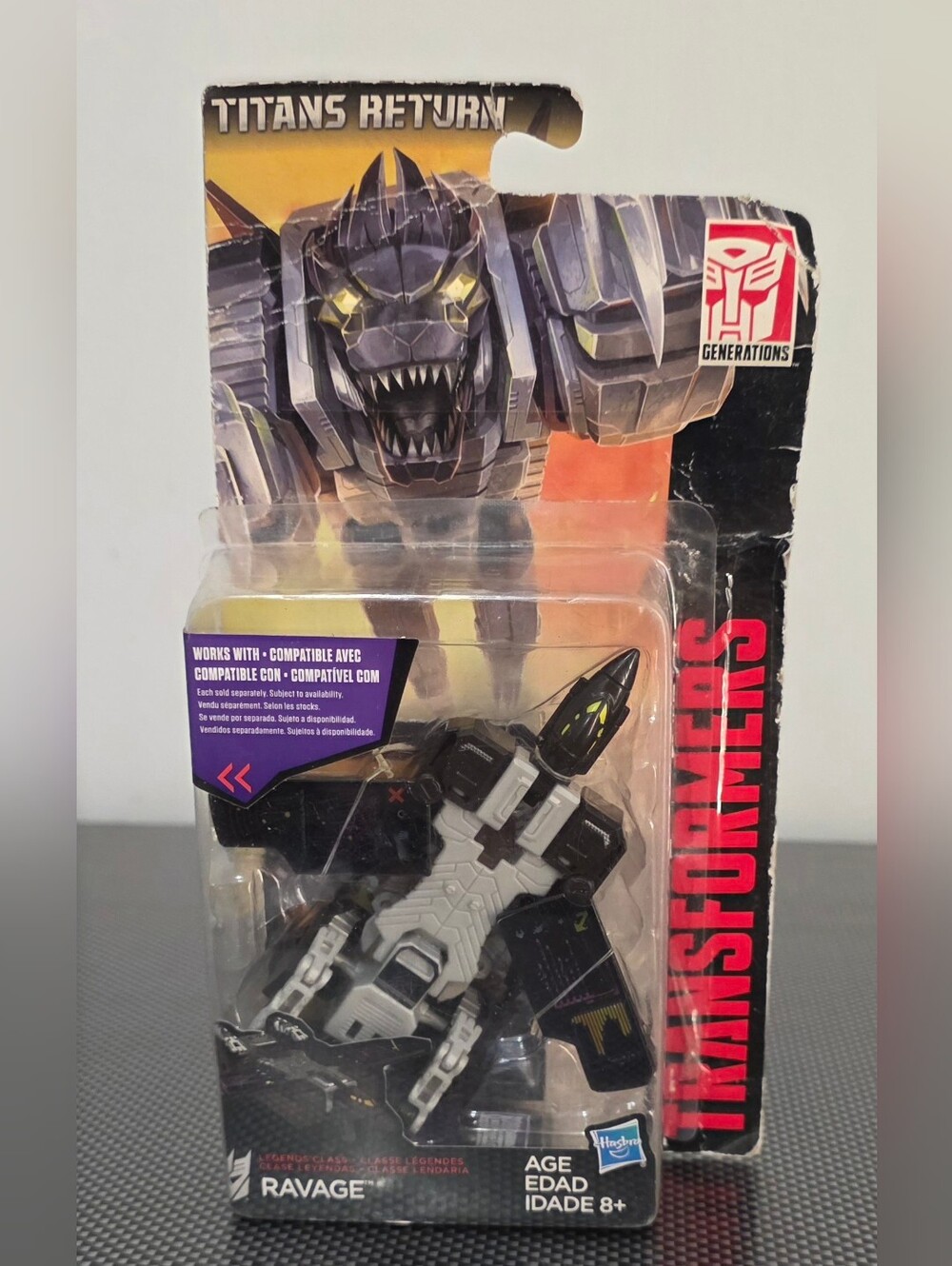 TRANSFORMERS RAVAGE TITANS RETURN FIGURE LEGENDS CLASS 3 MODES TANK MOSC 2015
